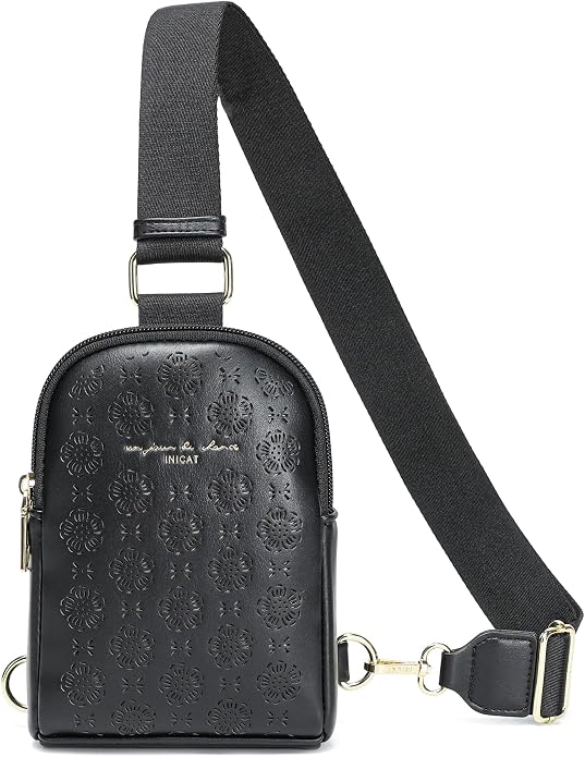 Lightweight Small Crossbody Sling Bag for Women | Mini Travel Purse,Multi-pocket with Card Slots,Durable Vegan Leather,Everyday Carry