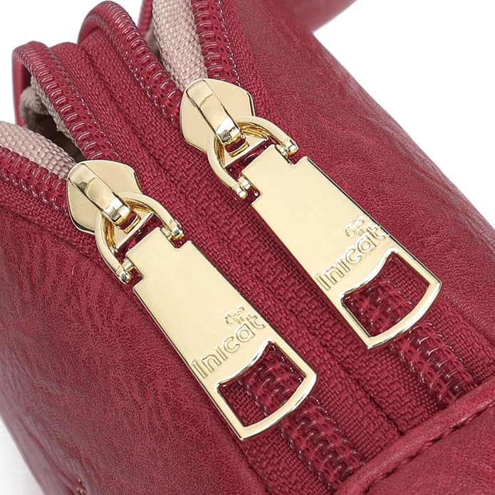 Lightweight Small Crossbody Sling Bag for Women | Mini Travel Purse,Multi-pocket with Card Slots,Durable Vegan Leather,Everyday Carry