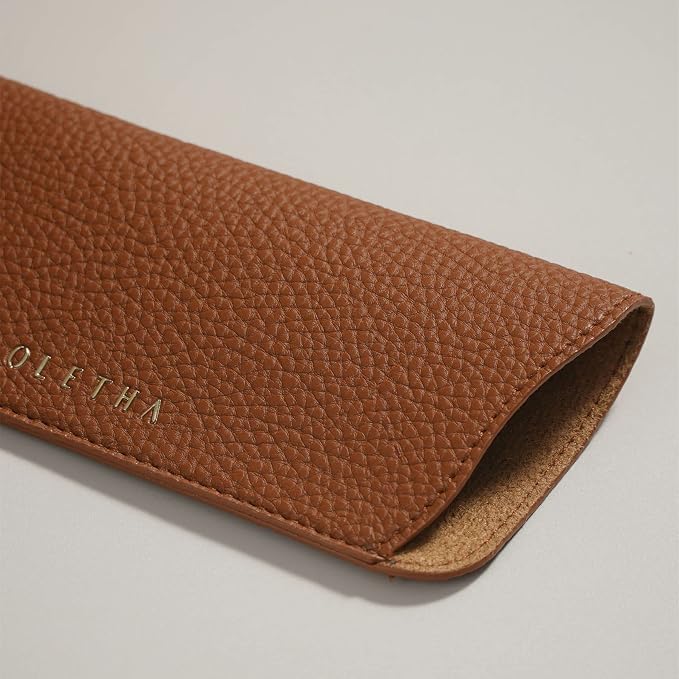 OLETHA Aesthetic Soft Glasses Case, Slip-in Design