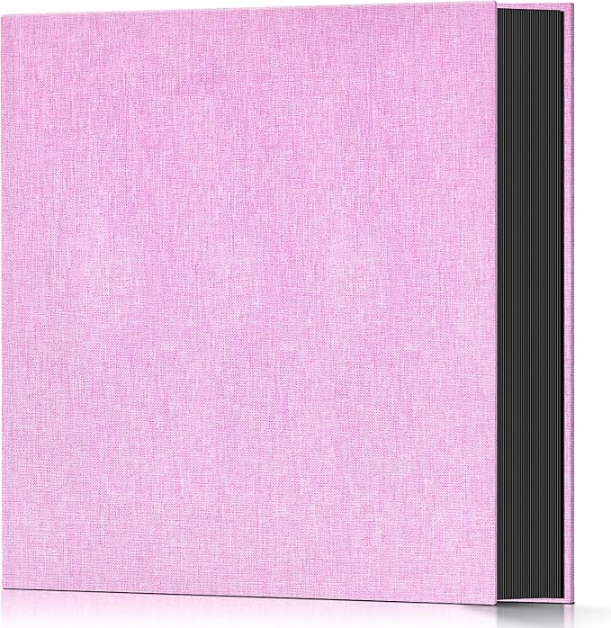 Popotop Photo Album 4x6 600 Pockets for Wedding Gifts,Linen Hardcover Picture Albums for Family Anniversary Baby Vacation Pictures