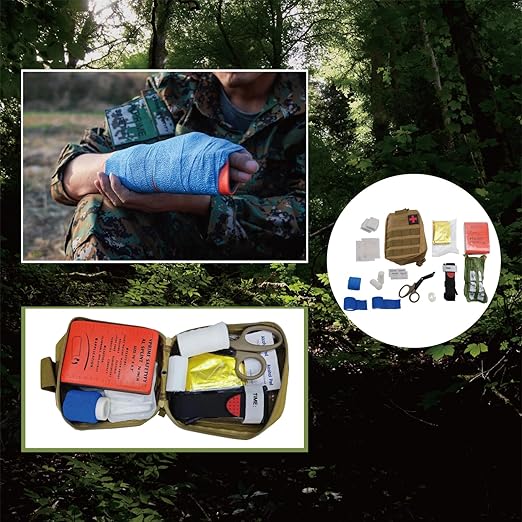 First Aid Splint, 36" Aluminum Waterproof Emergency Splint Kit | Reusable First Aid Kit, Fracture Immobilizer for Sports, Hiking, EMT, Home, Human Limbs & Pet Bone Injuries, 4 Pieces