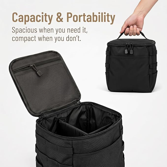 Travel Medicine Bag,Medication Pill Bottle Organizer Empty Case | Medicine Bag For Traveling,Hold Large Pill Bottles,Empty First Aid Bag