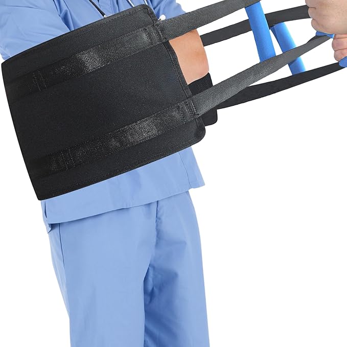 35 Inch Transfer Sling,Lifting Gait Belt for Disabled, Elderly, Injured,Seniors-Heavy Duty Patient Lift Sling Mobility Aid for Transfer Bed to Wheelchair