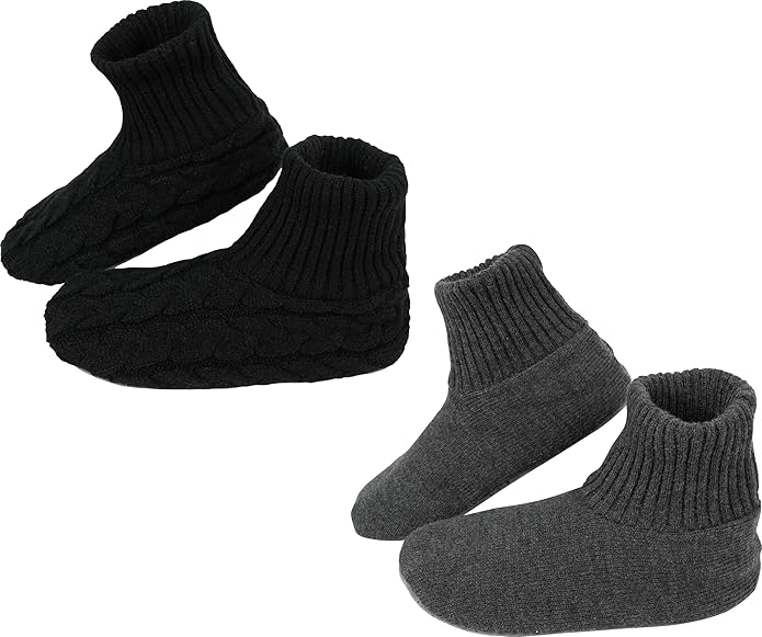 BenSorts Fuzzy Slipper Socks for Women Non Slip House Socks with Grips Gifts