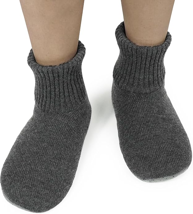 BenSorts Fuzzy Slipper Socks for Women Non Slip House Socks with Grips Gifts