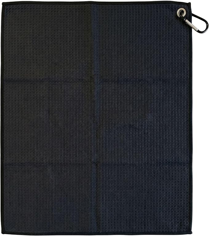 SHANKITGOLF Towel, Funny Microfiber with Bag Clip, Gift for Men & Dad | Waffle-weave towel scrubs dirt off clubs and balls, then clips to your bag. Novelty gifts for golfers.