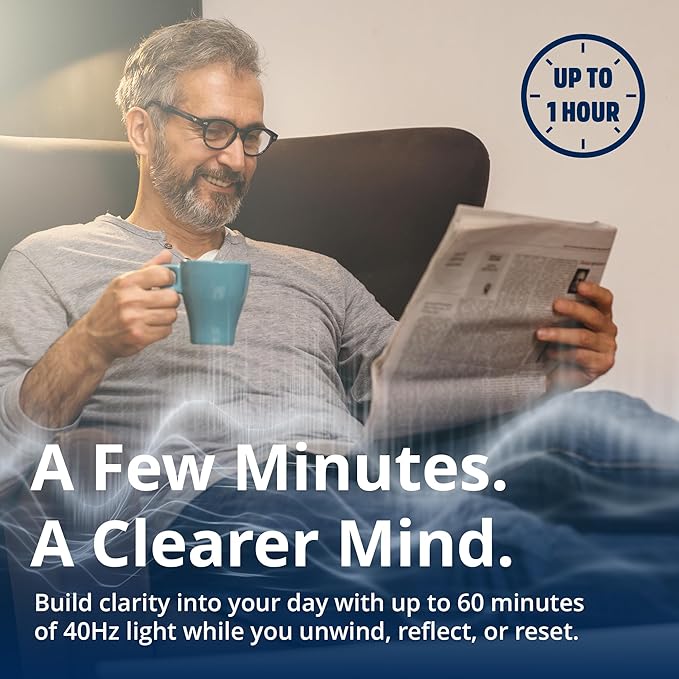 Clarity - 40Hz Light Bulb by Gamma - Improve Brain Function & Memory - Entrainment Device
