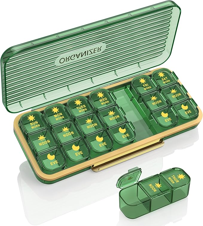 Pill Organizer 3 Times A Day