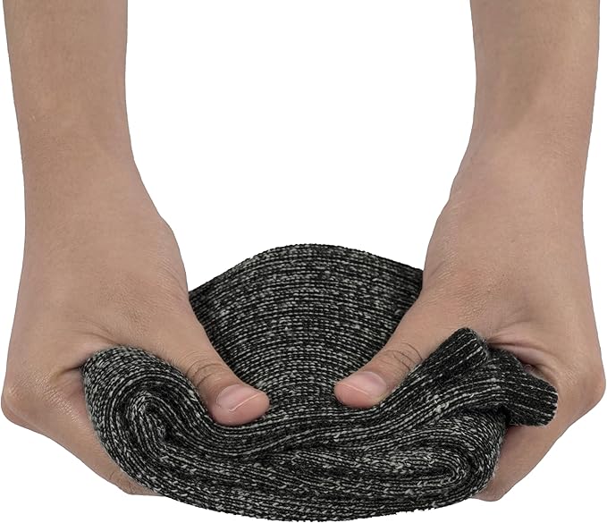 BomKinta Wool Hiking Socks Women - Merino Thick Warm Thermal Boot Socks - Winter Cozy Crew Sock Size 5-11