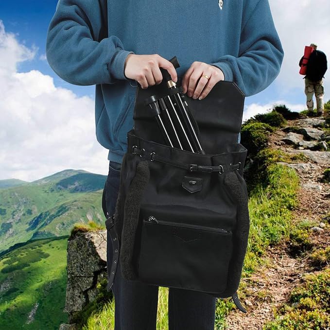 Folding Lightweight Walking Stick - Adjustable Aluminum Metal Collapsible Travel Cane with Non-Slip Rubber Base