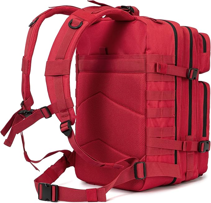 QT&QY 45L Military Tactical Backpacks Molle Army Assault Pack 3 Day Bug Out Bag Hiking Treeking Rucksack…
