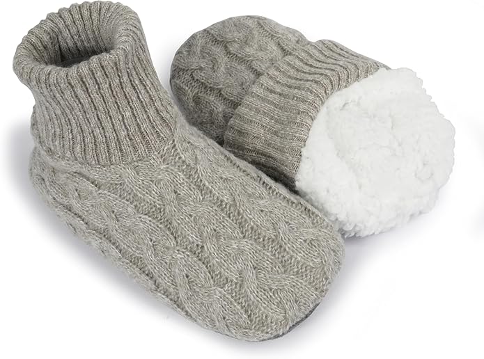 BenSorts Fuzzy Slipper Socks for Women Non Slip House Socks with Grips Gifts