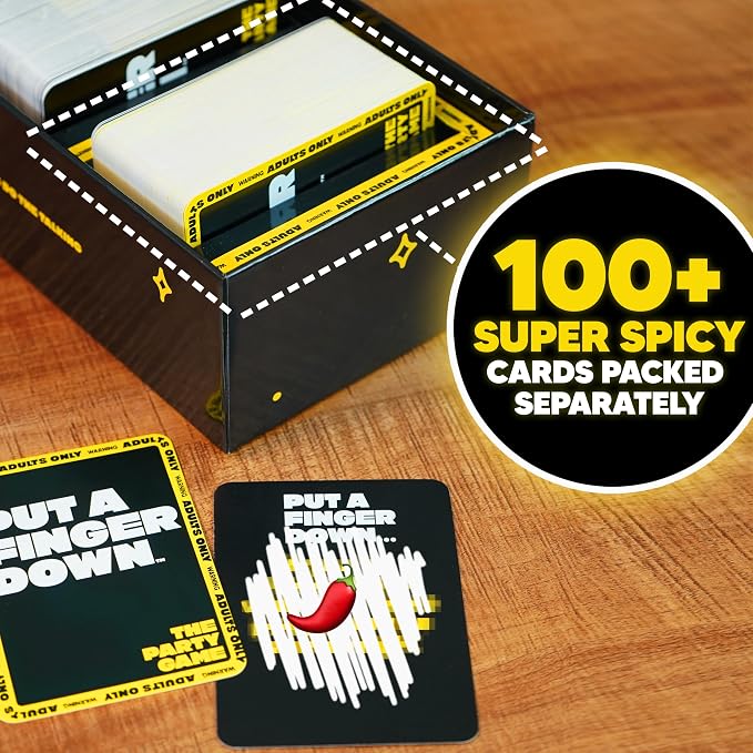 Put A Finger Down - Hilarious Party Card Game, Game Night, Parties, Big and Small Groups | Fun Social Icebreaker with 400 Cards for 2+ Players