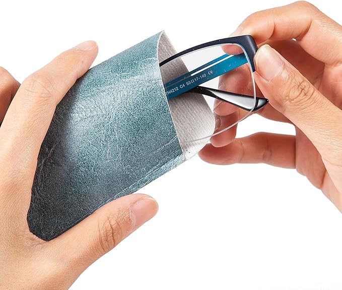 TRIUMPH VISION Reading Glasses Pouch Eyeglass Sleeve Soft Case Slim 3 Pack | Alternative to Bulky Case Lightweight，Neoprene Lined Padded Protect Optical lens Slip in, Cute Pattern Portable for Daily Use