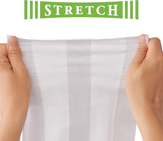 FitRight Stretch Adult Incontinence Briefs with Tabs, Ultra Absorbent, Size 1, 30" to 52", 80 Count
