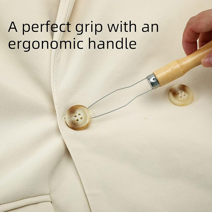 Zipper Helper Pull for Dresses & Boots - Back Zipper Tool with Customs Lock, 2 Hooks