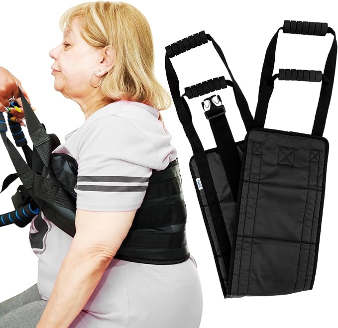35 Inch Patient Transfer Sling For Elderly and Disabled - Lift Assist for Elderly, Gait Belt For Seniors, Patient Lift Mobility Equipment For Elderly, Transfer Belt Lifting Strap for Bedridden Injured