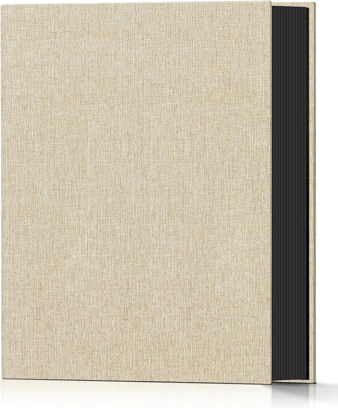 Popotop Photo Album 4x6 200 Pockets for Wedding Gifts,Linen Hardcover Picture Albums for Family Anniversary Baby Vacation Pictures
