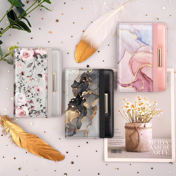Coco Rossi Passport Holder for Travel Women Slim RFID Passport Cover Wallet | Travel Essentials, Passport Book Holders, Passport Wallet Cover Case, PU Leather, Cute, Thin, Spliced Design, Watercolor