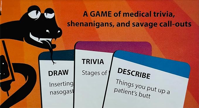 Who Calls The Shots? Fun Card Game for Nurses, Medical Professionals, and Adults - Nurse Gifts, Graduation Party Games 2024, Adult Game Night, Medical Student Gifts
