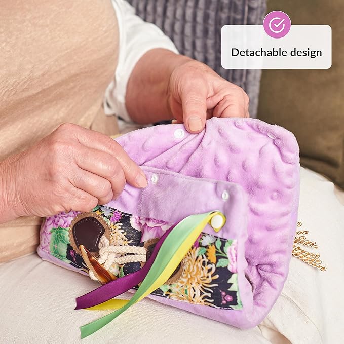 Fidget Wrist Cuff Sensory Toys | Fidget Toys for Dementia | Dementia Products for Elderly | Anxiety Sleeve | Gifts and Activities for Seniors with Alzheimer’s or Dementia