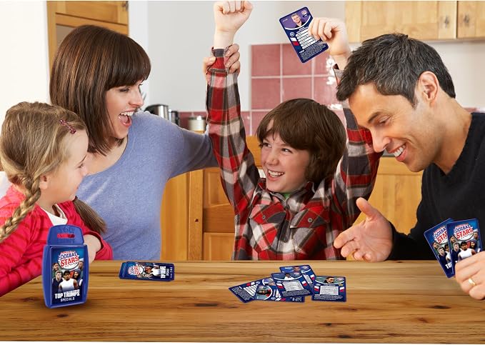 Top Trumps Card Game American Football Stars - Family Games for Kids and Adults - Learning Games - Kids Card Games for 2 Players and More - Kid War Games - Card Wars - for 6 Plus Kids
