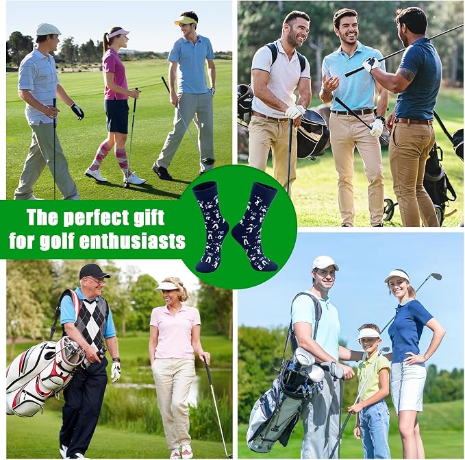 Golf Socks - Funny Annoyed Golfer Socks - Funny Men Golf Gifts for Birthday,Christmas,Anniversary,Retirement