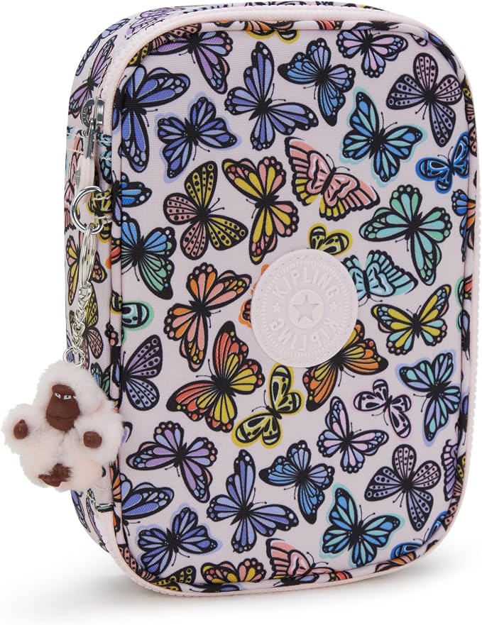 Kipling Women's 100 Pens Printed Case, Organize Accessories, Art Supplies, Makeup, Travel Organizer