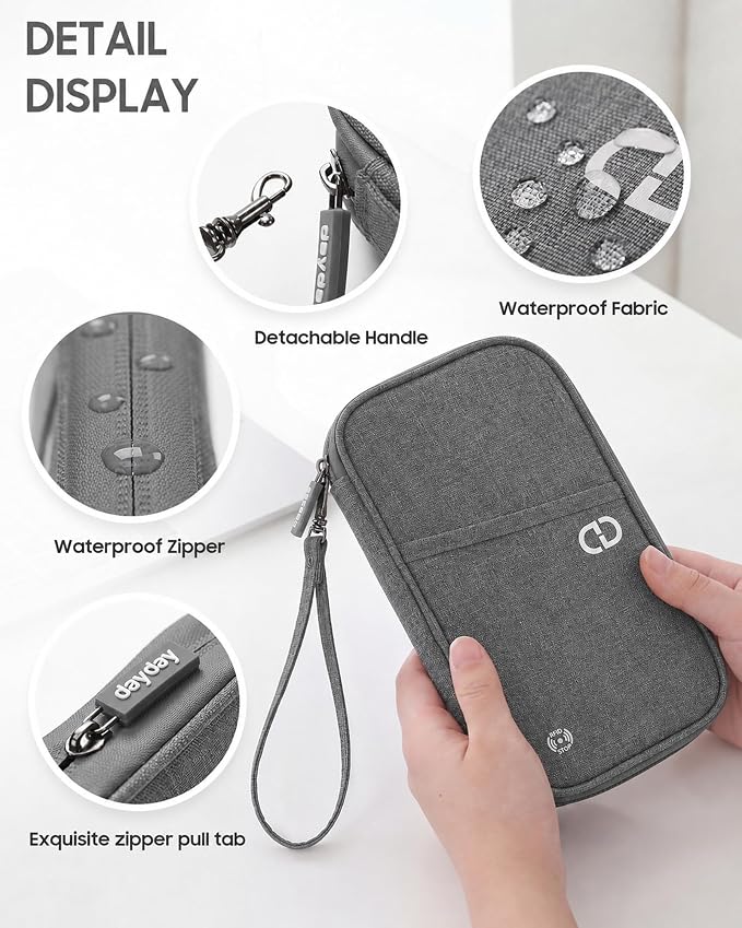 Travel Passport Holder - Family Passport Wallet Holder for Travel | lightweight