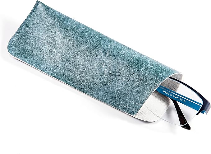 TRIUMPH VISION Reading Glasses Pouch Eyeglass Sleeve Soft Case Slim 3 Pack | Alternative to Bulky Case Lightweight，Neoprene Lined Padded Protect Optical lens Slip in, Cute Pattern Portable for Daily Use