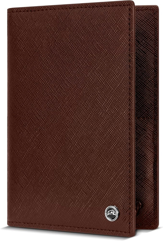 2 Passport Holder - Travel Essentials, RFID Blocking Wallet Credit Card Organiser, Plain Accessories Slim Cover For Men & Women | Travel Essentials
