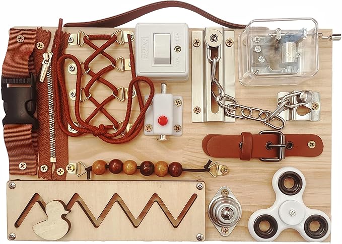 Dementia Activities for Seniors,Busy Board for Adults with Dementia Games Gadgets,Dementia Products for Elderly,Alzheimers Activities for Dementia Patients,Alzheimers Products Toys Gift (M)