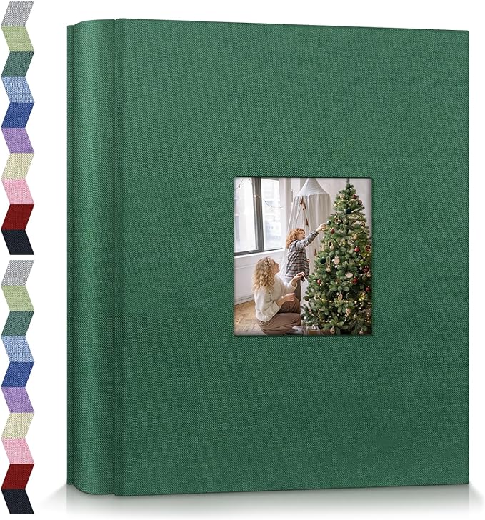 popotop Photo Album 4x6-600 Photos Photo Books with 600 Horizontal and Vertical Pockets,Linen Cover Albums for Family Wedding Anniversary Baby Vacation Pictures