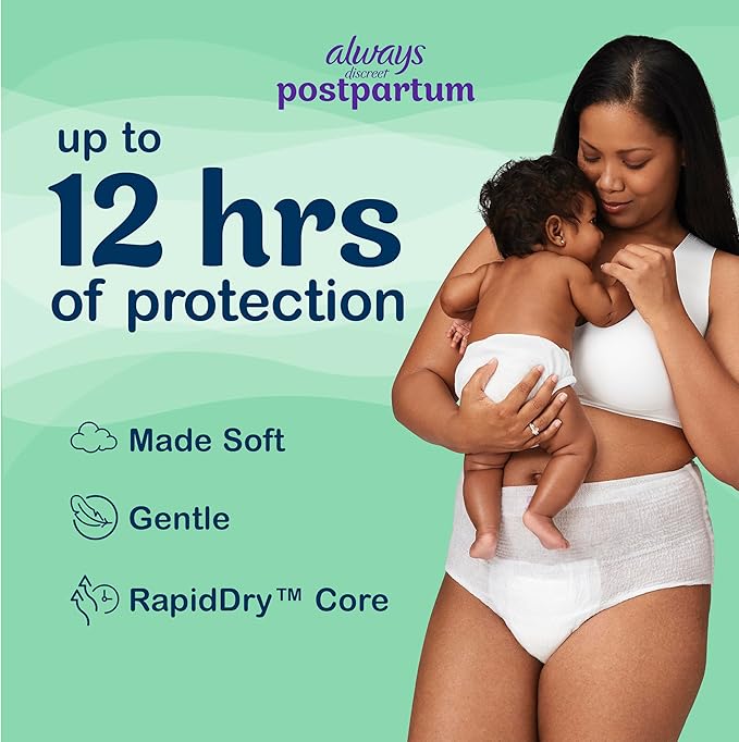 Always Discreet Post-partum UW XL, 14ct. (Pack of 3)