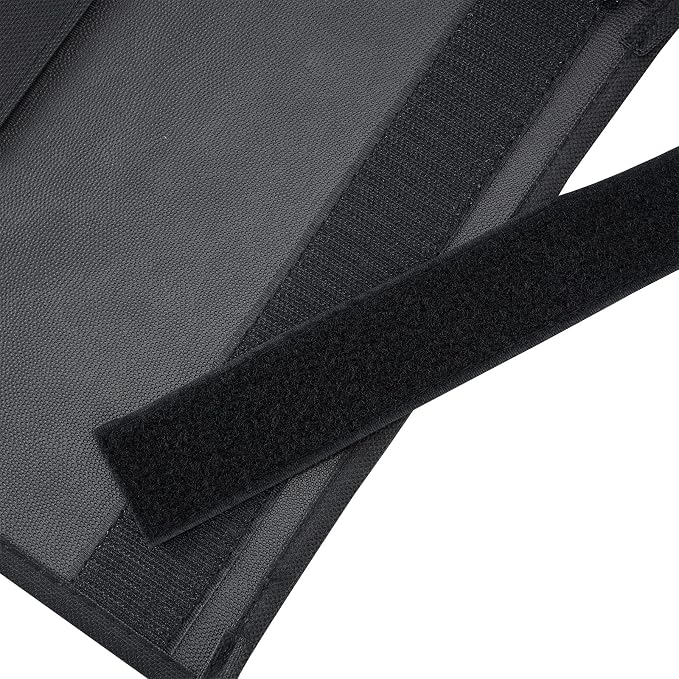 Hanging Bedside Caddy,Bedside Organizer Caddy for Bed Rails(Classic 4 Pockets-Black)