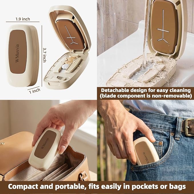 Adjustable Slot Pill Cutter - Fits Small/Large Pills, Vitamins, Oval/Long Tablets | 1/2, 1/3, 1/4 Even Splitting, Dual Fixing Clips, Multi-Pill Cutting, Precision Split, Hidden Sharp Blade