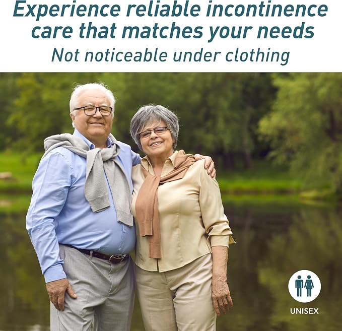 MED PRIDE Disposable Adult Underwear,Medium (39-51 in),Absorbent,Unisex,20