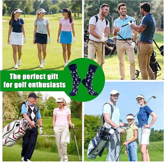 Golf Socks -Annoyed Golfer Novelty Socks Golf Gifts for Men, Fathers Day Gift for Dad Husband Stepdad