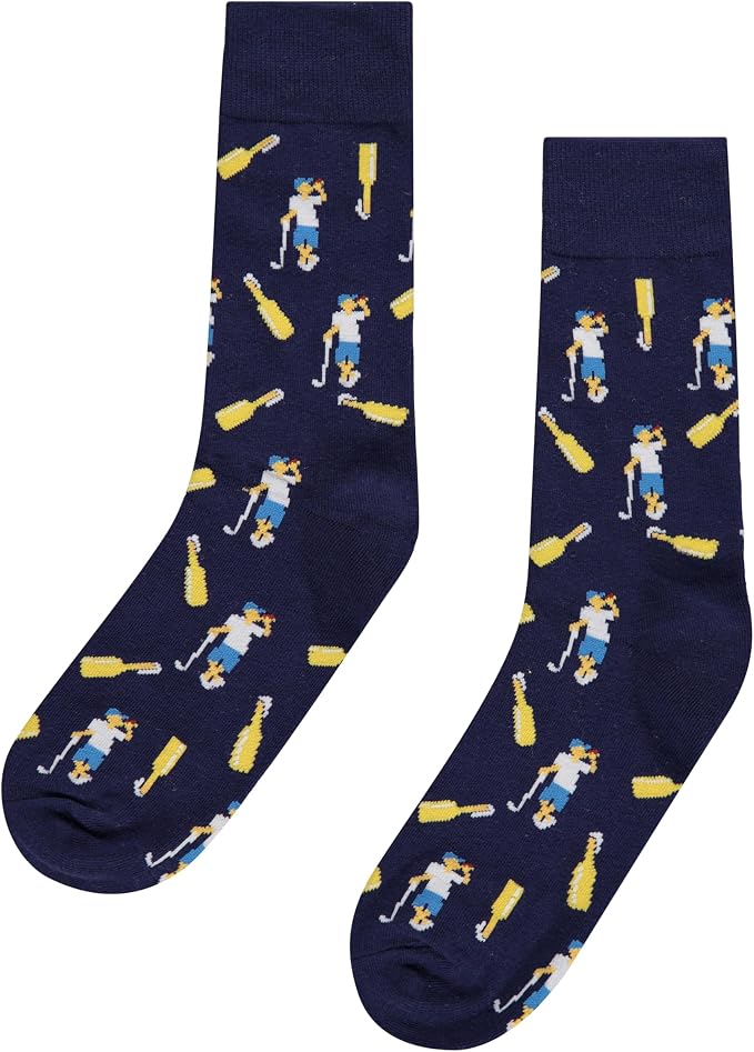 Funny Golf Socks For Men, Hilarious Golf Gift For Men, One Size 8-13