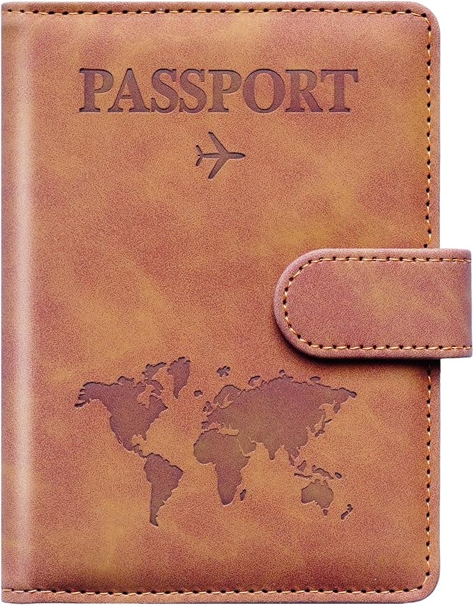 Passport Holder for Travel Women and Men RFID Passport Holder with Card Slots Holder Passport Case Passport cover Passport Wallet Travel Essentials and Accessories