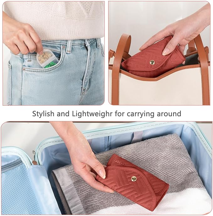 BAGSFY Weekly Pill Organizer 2 Times a Day in a Cute Fabric Pill Case, Medicine Bag, AM PM Pill Box 7 Day, Portable Medication Travel Case for Pills, Vitamins, Fish Oils, Supplements.