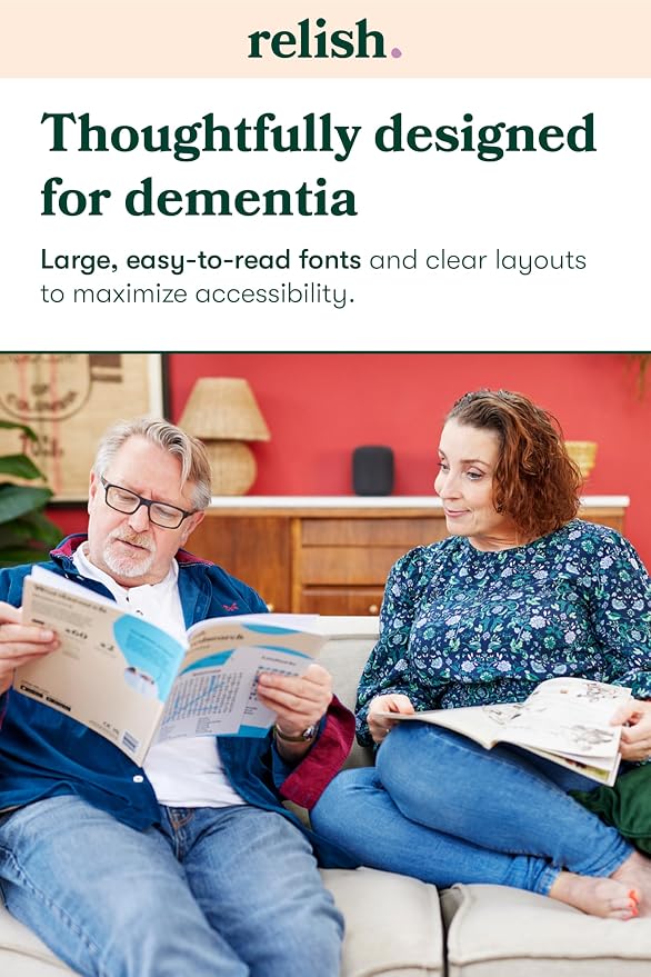 Relish Large Print Word Search – Dementia Activities for Seniors, Products & Gifts for Seniors and Elderly
