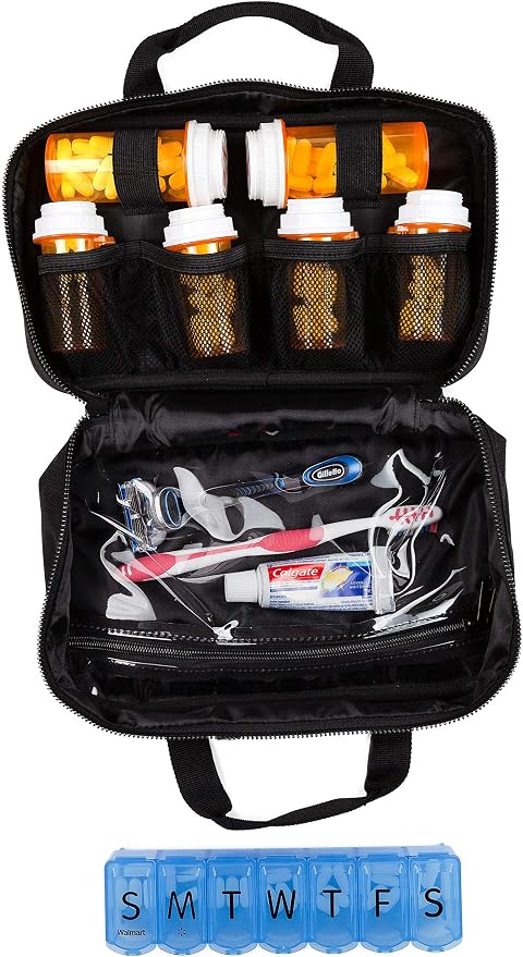 MEDICINE RX SAFE Medication Travel Bag