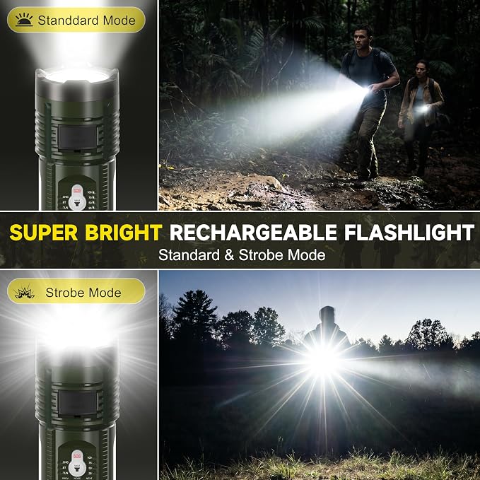 Emergency Crank Radio with AM/FM/SW, Portable Flashlight Radio | Bluetooth Speaker,Warning Light,Reading Lamp,SOS Alarm,with Emegrency Bracelet,Thermal Blanket