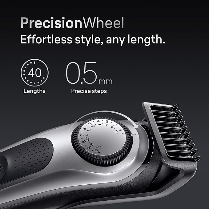 Braun All-in-One Men's Shaving Kit Series 7 7440, 12-in-1 Beard, Face, Nose, Ear Trimmer, Hair Clippers, Body Groomer and Manscaping + Travel Case + Charging Stand
