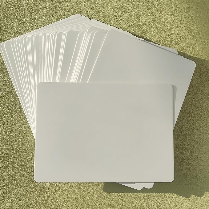 Blank Playing Cards to Write on, Poker Size 2.5" x 3.5", 216PCS | 4 Packs x 54 - Blank Playing Cards Printable, Customizable Deck for Gift, DIY Game
