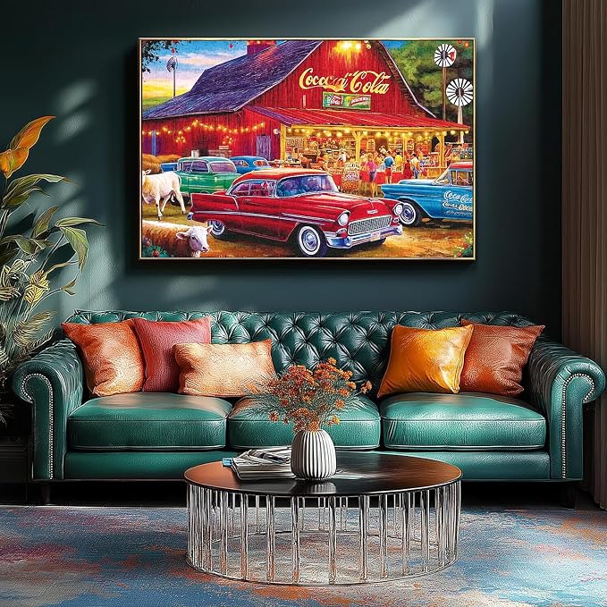 300 Piece Jigsaw Puzzle for Adults – Night Car Life - Challenging Puzzle Game, Unique Artwork, Gift for Birthday, Home Decor, Fun for Family Entertainment(20.5" x 15")