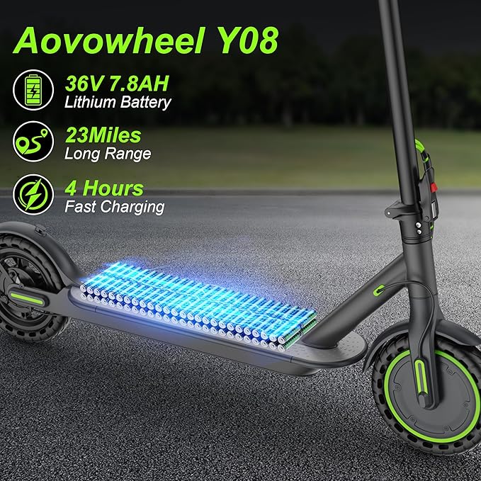 Electric Scooter for Adults, Folding E Scooter with 350W/500W Motor 16-24 Mph Top Speed, Max 15-60 Miles Long Range, 6.5''/8.5''/10''/14'' Solid Tires Commuting Scooters, Dual Brakes, APP