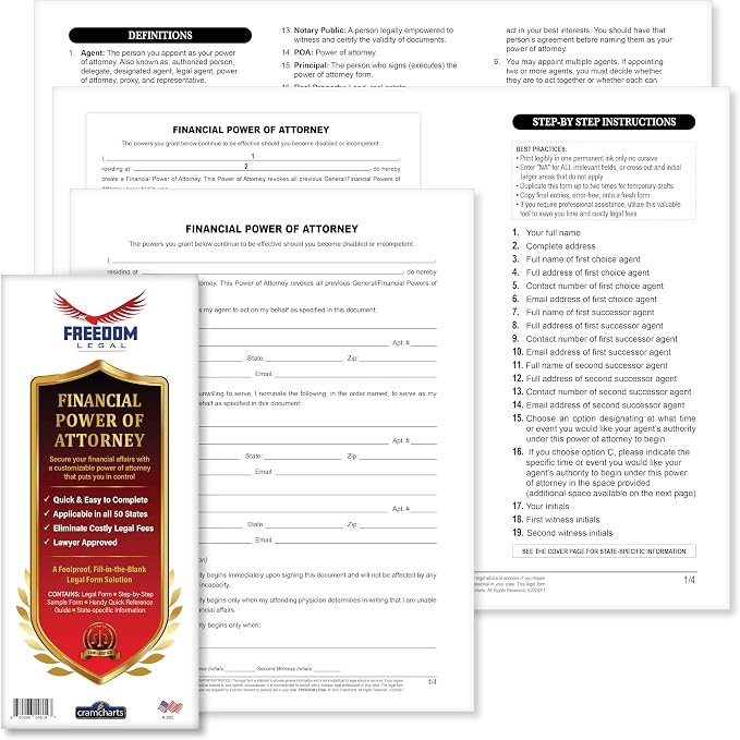 Estate Planning Kit – Will, Living Will, Advance Directive & POA Forms