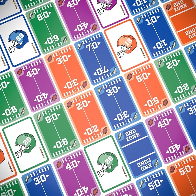 TOUCHDOWN The Card Game - Fast-Paced, Football Themed Card Game that Anyone Can Play, 2-4 Players, Fun Card Games for Adults, Kids, Families and Game Nights, Stocking Stuffers, Football Gifts